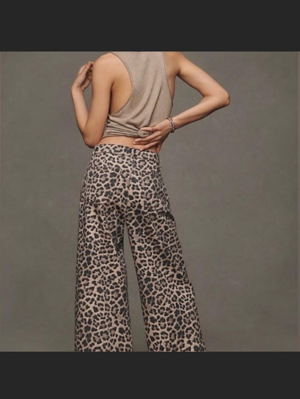 Pilcro Animal Print Jeans * NWOT *Size 32 (No Size Tag) - Picture 2 of 4
